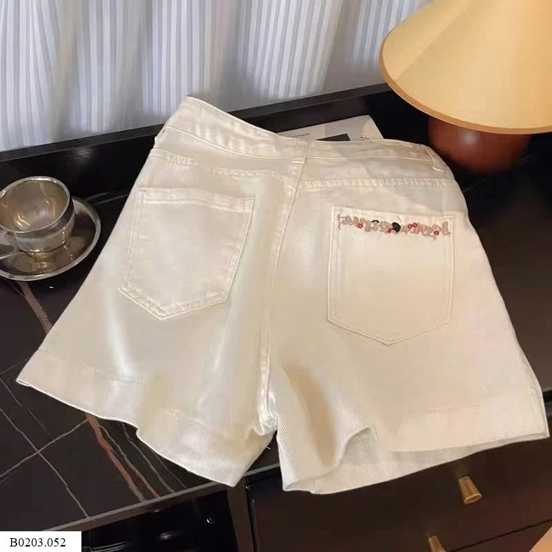 QUẦN SHORT TRẮNG THÊU HOA Sỉ 125k