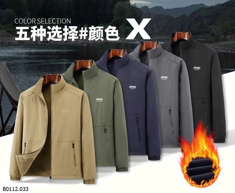 ÁO KHOÁC LÓT NỈ NHÀ JEEP  Giá sỉ 290k