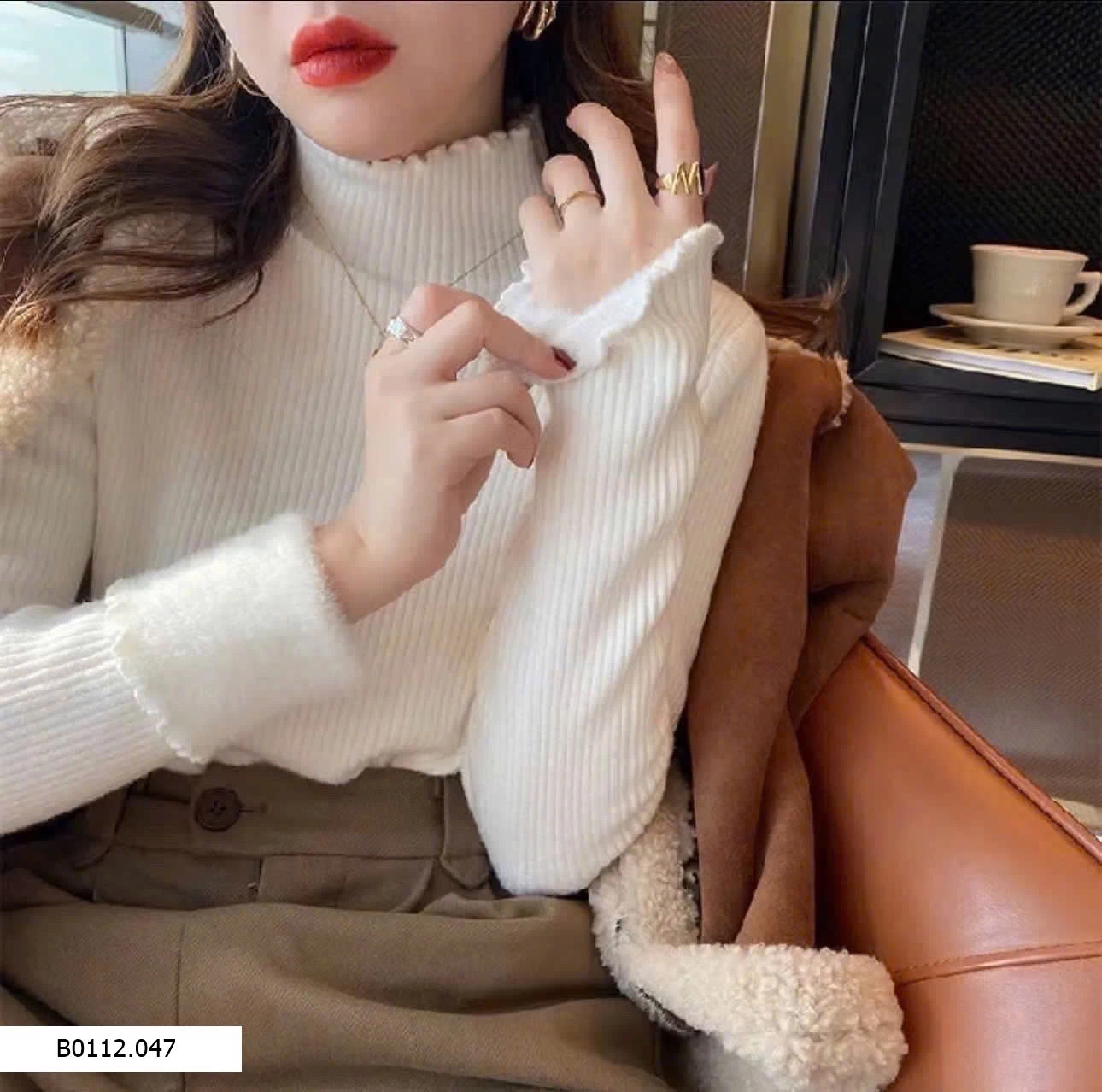 ÁO LEN LÓT LÔNG VIỀN BÈO SIÊU MỀM   Giá sỉ 110k