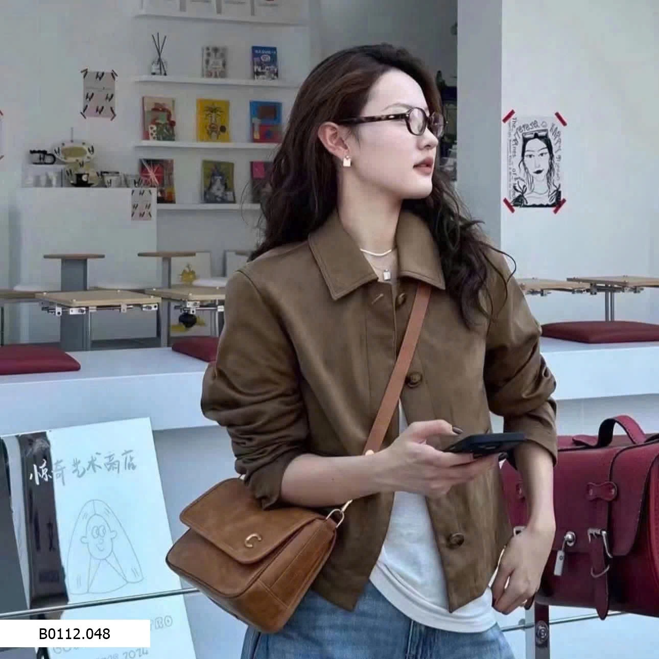 ÁO DA NÂU NỮ CÔNG SỞ Giá sỉ 190k