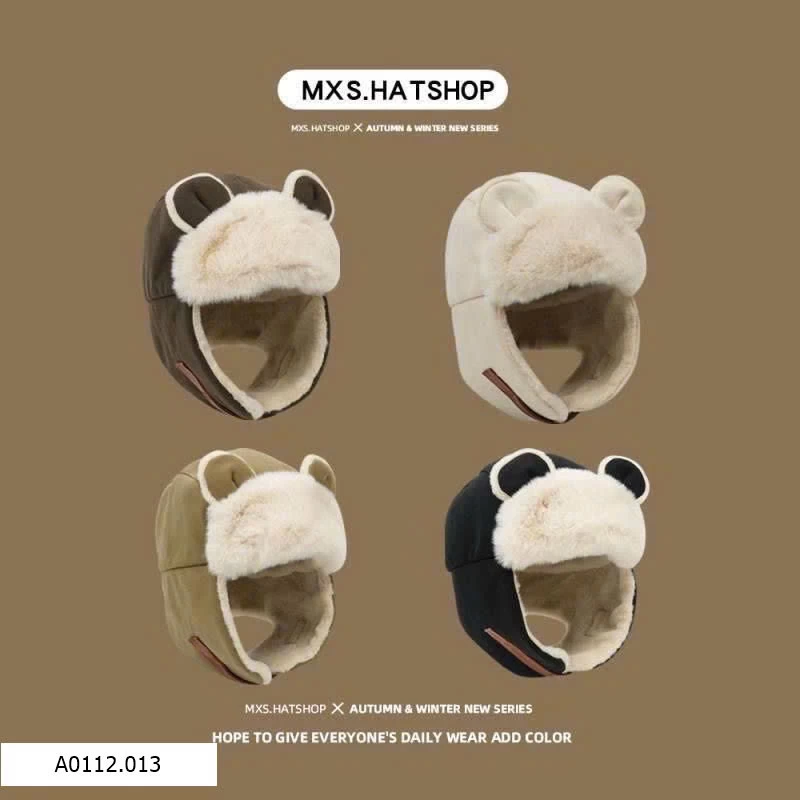 Mũ lót lông cho bé  Giá sỉ 60k