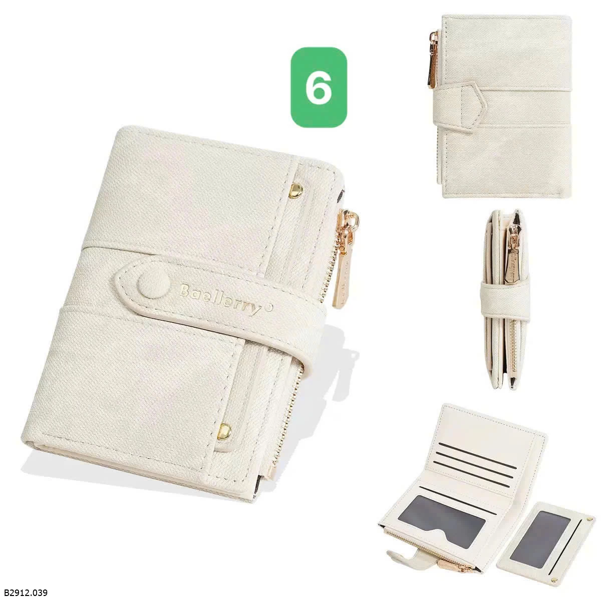 VÍ BAELLERRY DÁNG GẬP CAO CẤP   Giá sỉ 80k