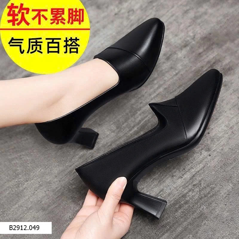 GIÀY CAO GÓT BASIC MŨI NHỌN   Giá sỉ 150k