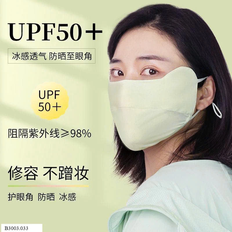 KHẨU TRANG CHỐNG UV50+   Sỉ 89k/1 set 4 chiếc mix màu 