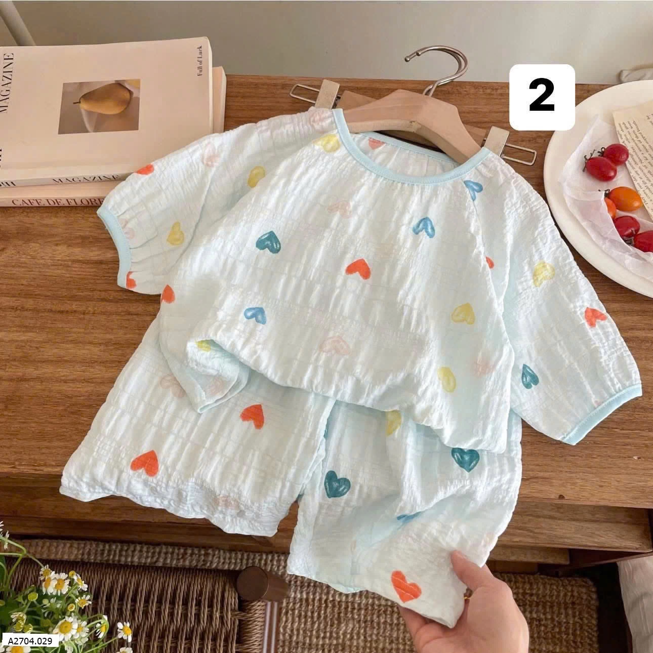 Bộ ngủ lửng chất mát form xinh Sỉ 70