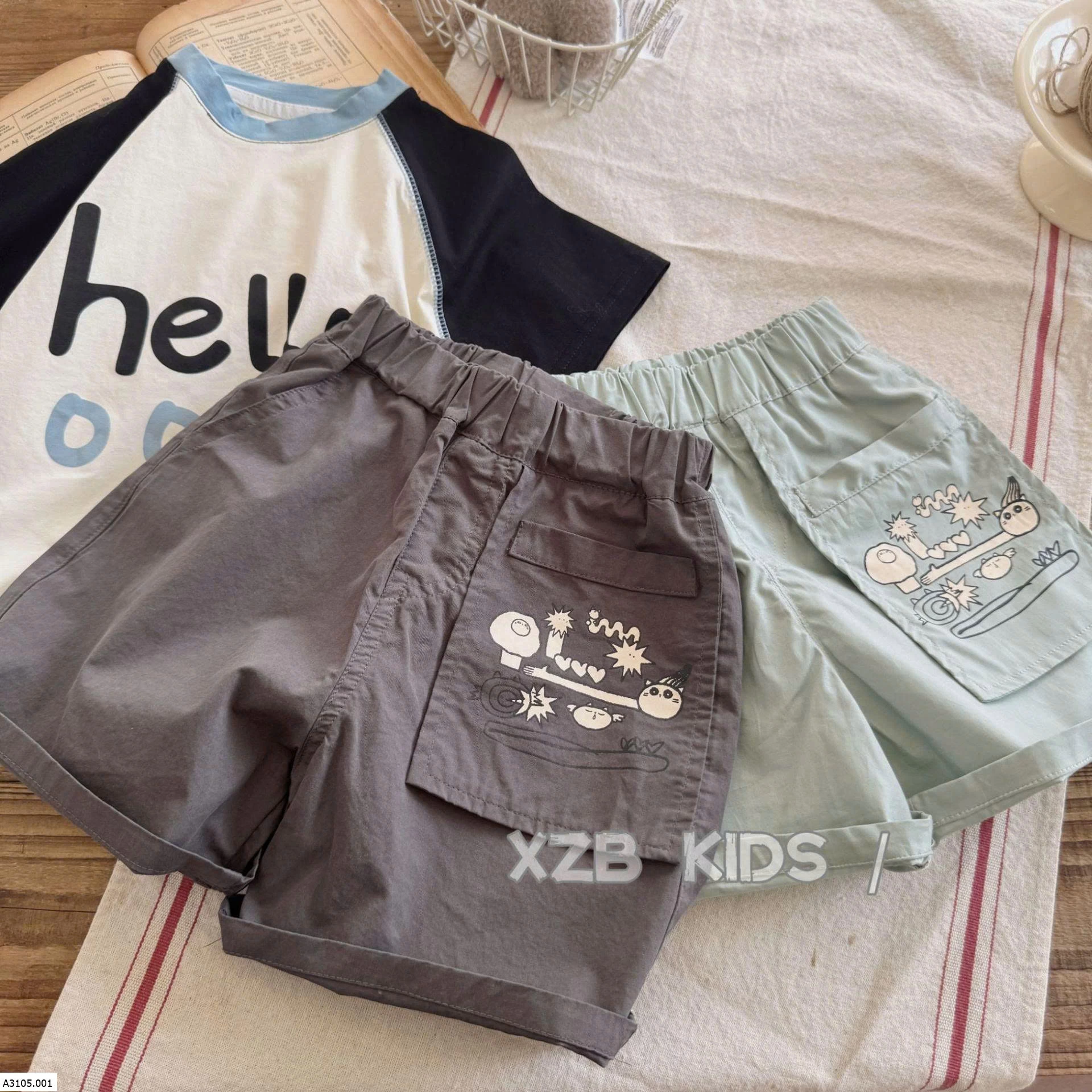 QUẦN SHORT CHO BÉ TRAI  Sỉ 114k