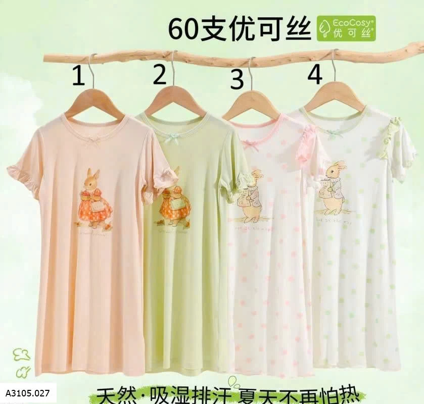   VÁY NGỦ MẶC NHÀ CHO BÉ  Sỉ 105k