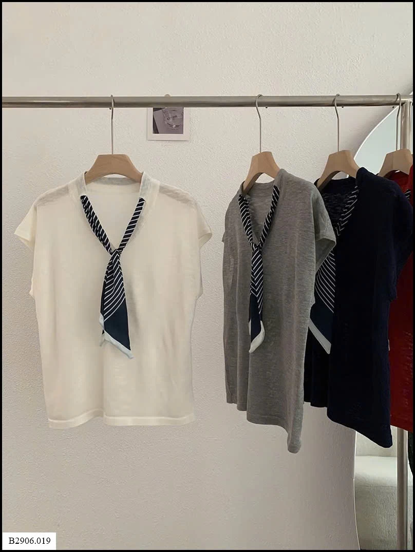 ÁO LEN MỎNG MIX KHĂN Sỉ giá 147k