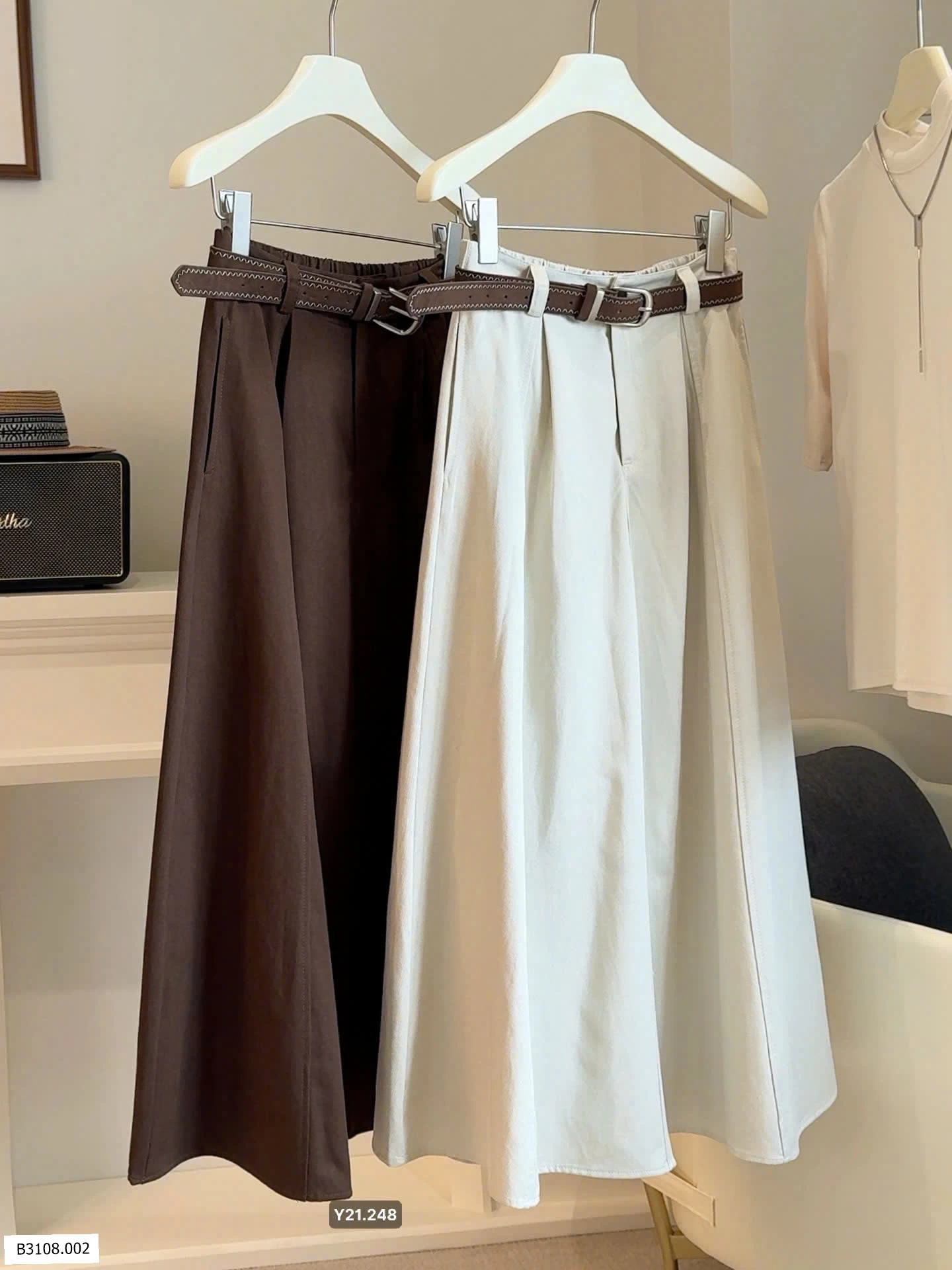 CHÂN VÁY MIDI CHÍNH HÃNG ANNA   Giá sỉ 245k