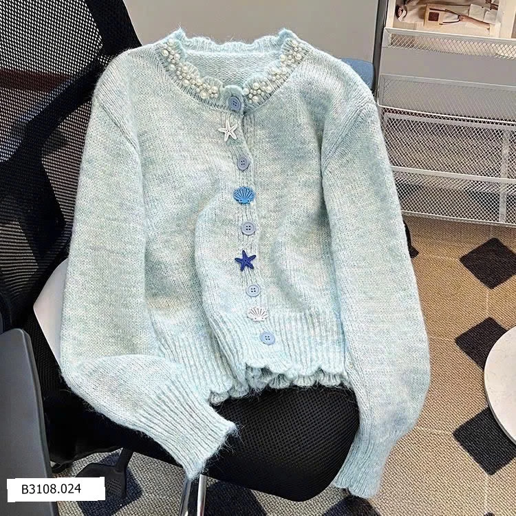 ÁO LEN CỔ NGỌC TRAI    Giá sỉ 155k