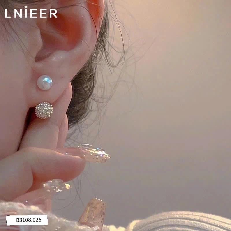 Khuyên tai bạc 925 LNIEER  Giá sỉ 105k