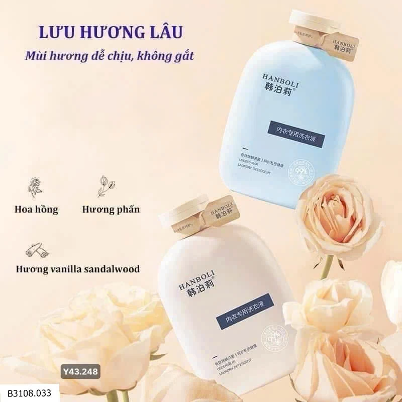 Nước giặt đồ lót HANBOLI  Giá sỉ 55k/1 set 2 chai 