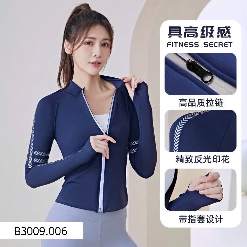 ÁO KHOÁC TẬP DÀI TAY   Giá sỉ 135k