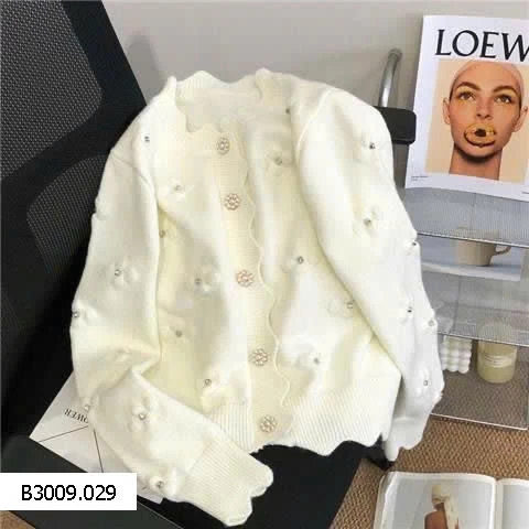 CARDIGAN ĐÍNH HOA NỮ    Giá sỉ 125k