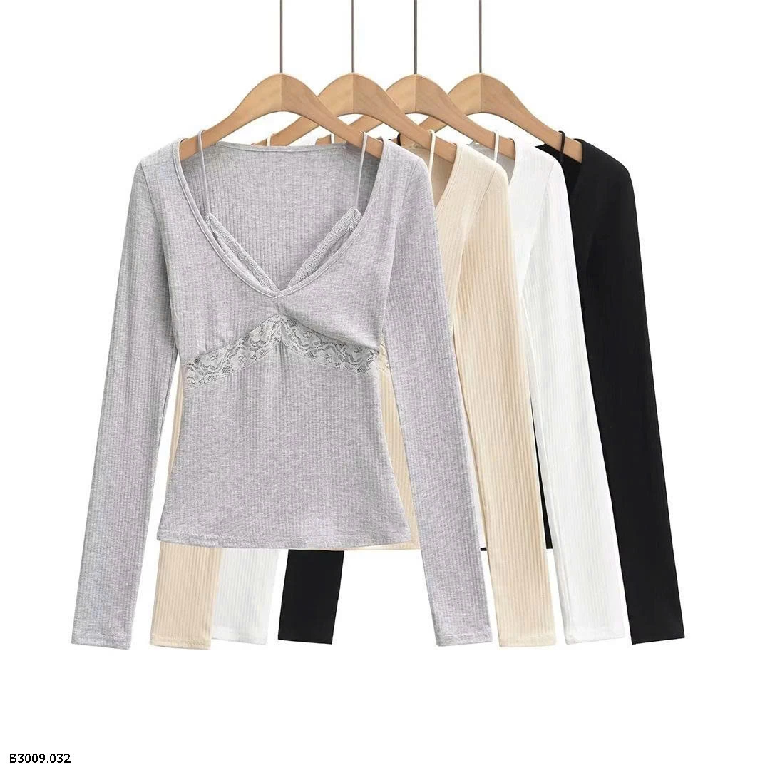 ÁO PHỐI REN GIẢ 2 MẢNH CHO NỮ   Giá sỉ 160k