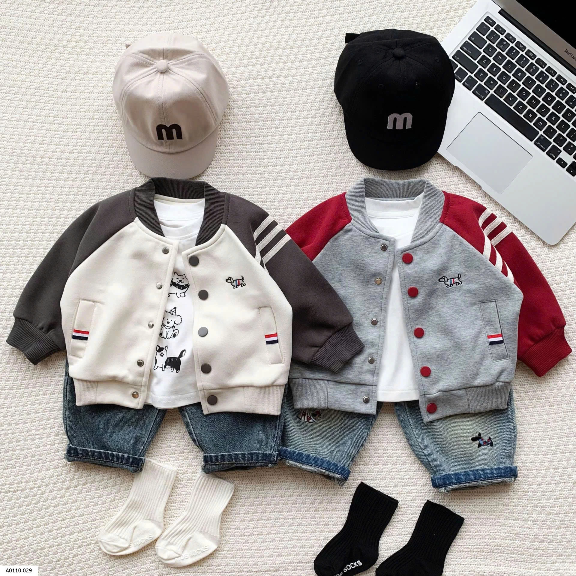 SET ÁO BOMBER MIX QUẦN JEAN BT    Giá sỉ 1,2 : 175k  3: 183k  4: 164k