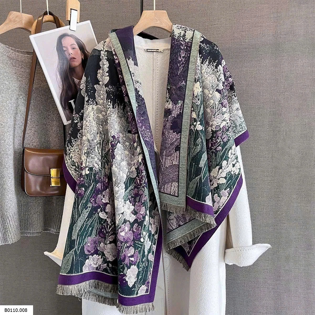 KHĂN CHOÀNG HỌA TIẾT CHO NỮ   Giá sỉ 102k