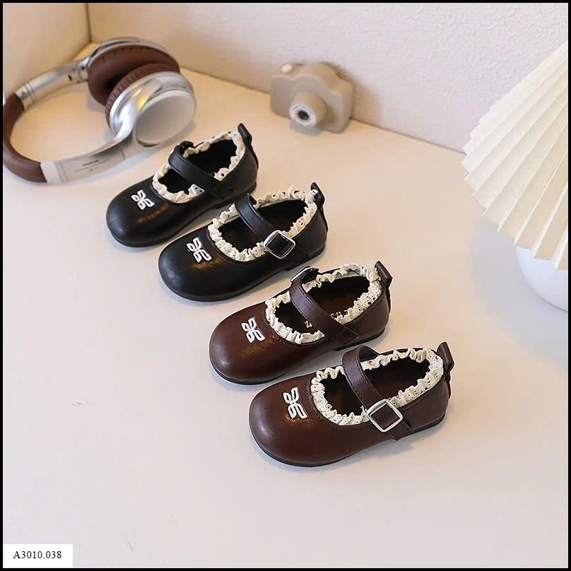 GIÀY BÚP BÊ PHỐI REN BG   Giá sỉ sz 23-28: 114k  sz 29-34: 124k