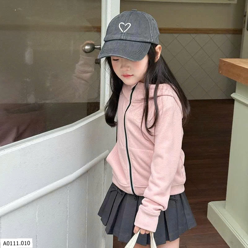 ÁO KHOÁC NỈ CÓ MŨ AMBB   Giá sỉ sz 90-150: 240k 160: 270k 170: 280kc