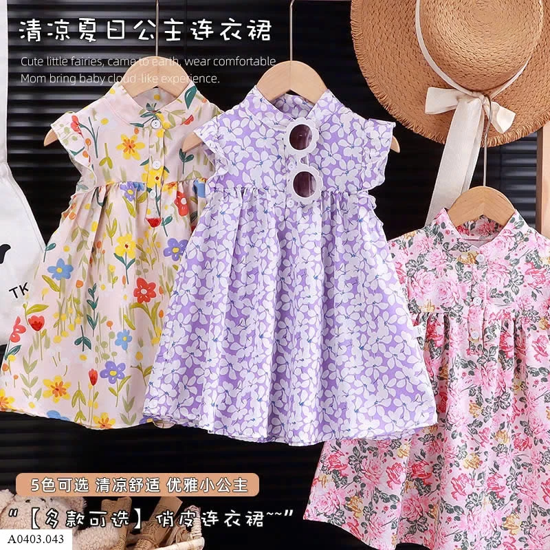 Váy hoa nhí bé gái    Sỉ 57k