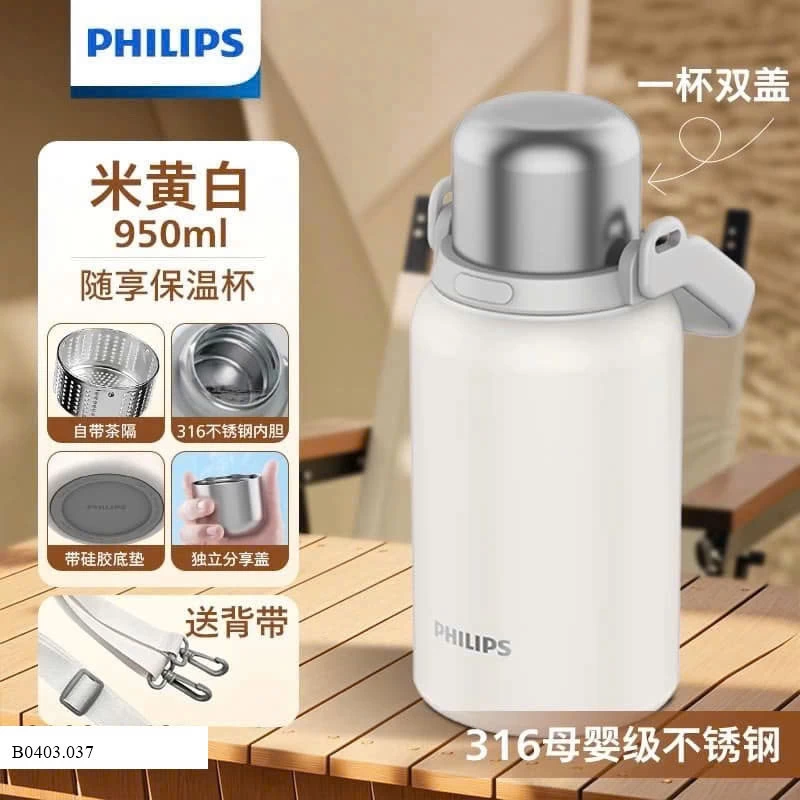 Bình giữ nhiệt Philips dung tích 950ml    Sỉ 280k