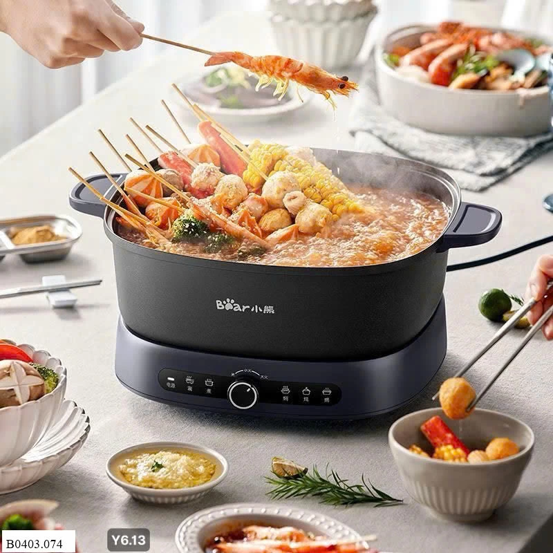 Nồi lẩu Bear đa năng 6.5L    Sỉ 600k
