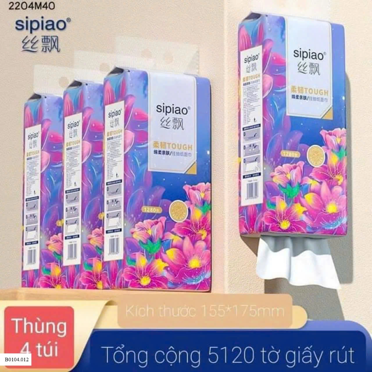 THÙNG 4 TÚI GIẤY TREO (5120 tờ)  Sỉ 119k/ 1 thùng 4 túi