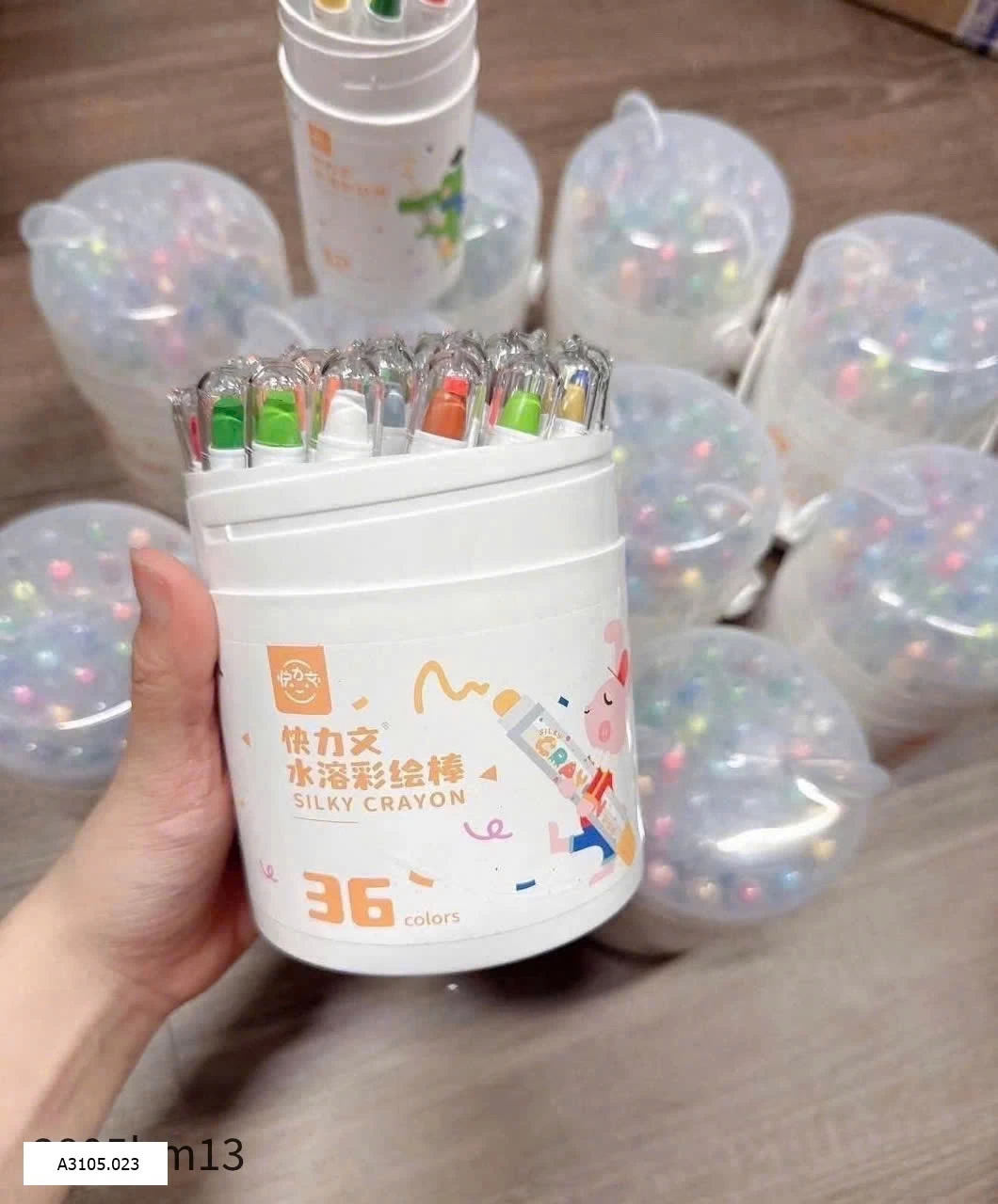  HỘP BÚT SÁP LỤA   Sỉ 110k