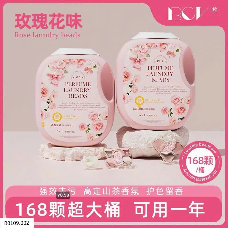 VIÊN GIẶT NƯỚC HOA HƯƠNG HOA HỒNG  Giá sỉ 130k/1 hộp 