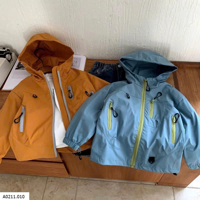 ÁO KHOÁC GIÓ CÓ MŨ   Giá sỉ 238k