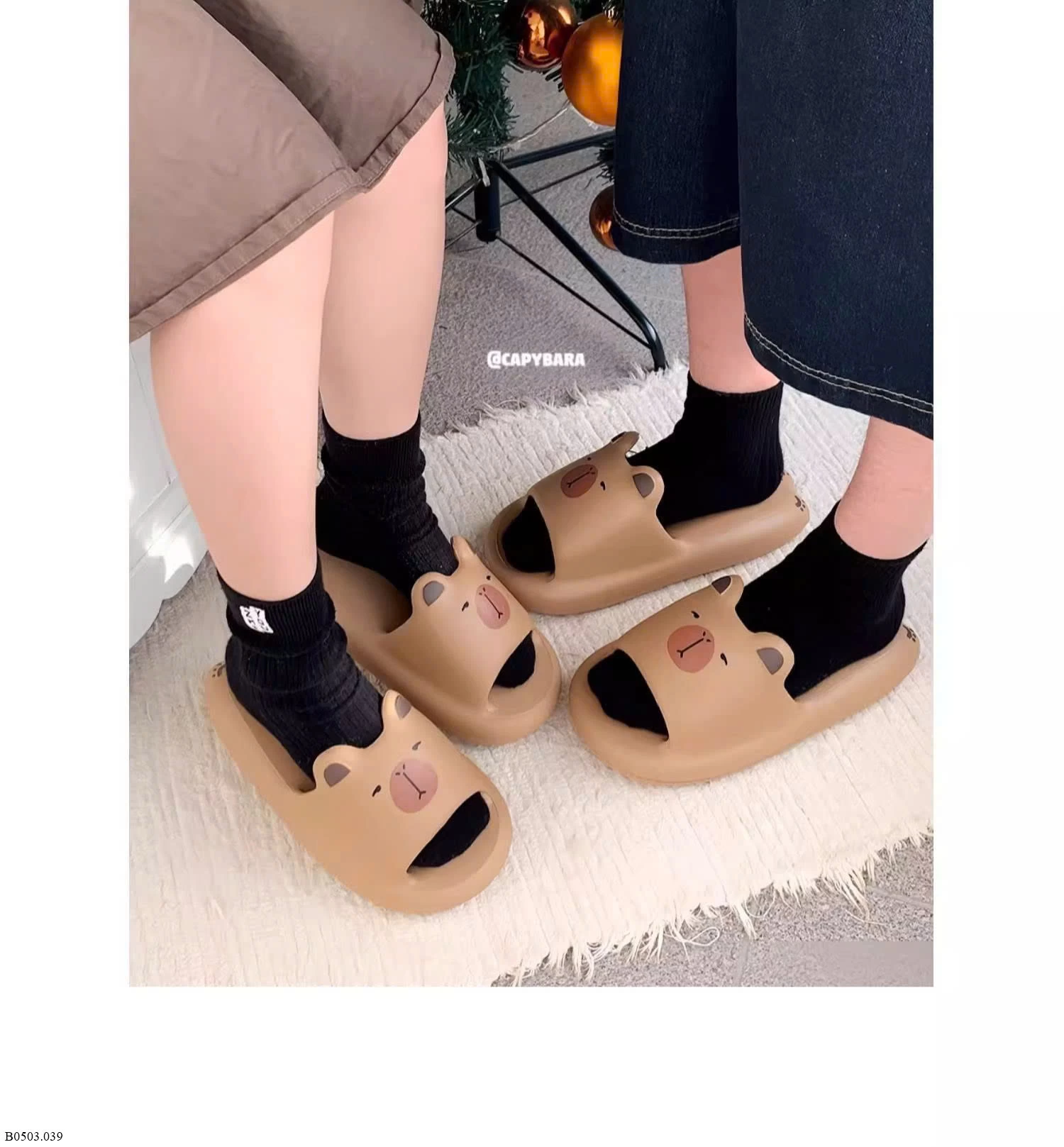DÉP LÊ QUAI NGANG CAPYBARA  Sỉ 125k