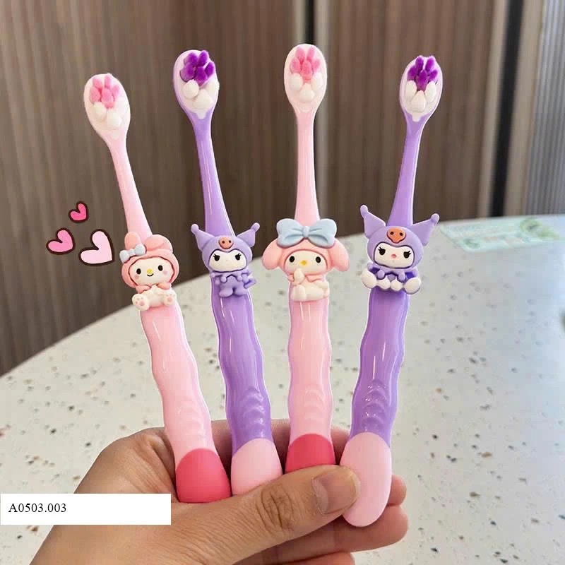 SET 4C BÀN CHẢI ĐÁNH RĂNG HOẠT HÌNH CHO BÉ  Sỉ  40k/ 1 sét 4 chiếc 