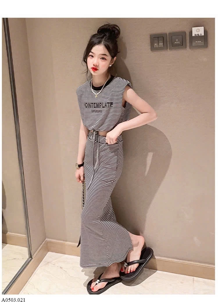 Set kẻ sọc cho bé  Sỉ 177k