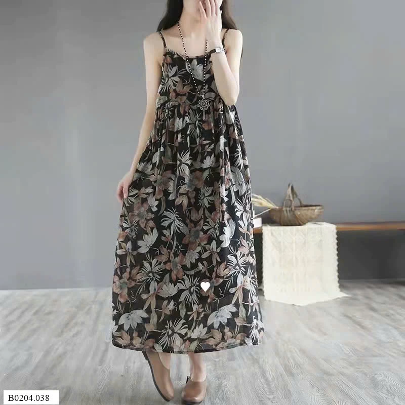  VÁY 2 DÂY HOA ĐI BIỂN  Sỉ 121k