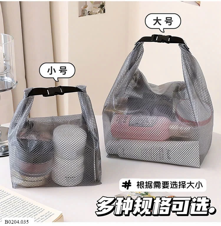SET 2 TÚI LƯỚI  EVA ĐỰNG MĨ PHẨM  Sỉ 46k/ 1 sét 2 chiếc mix