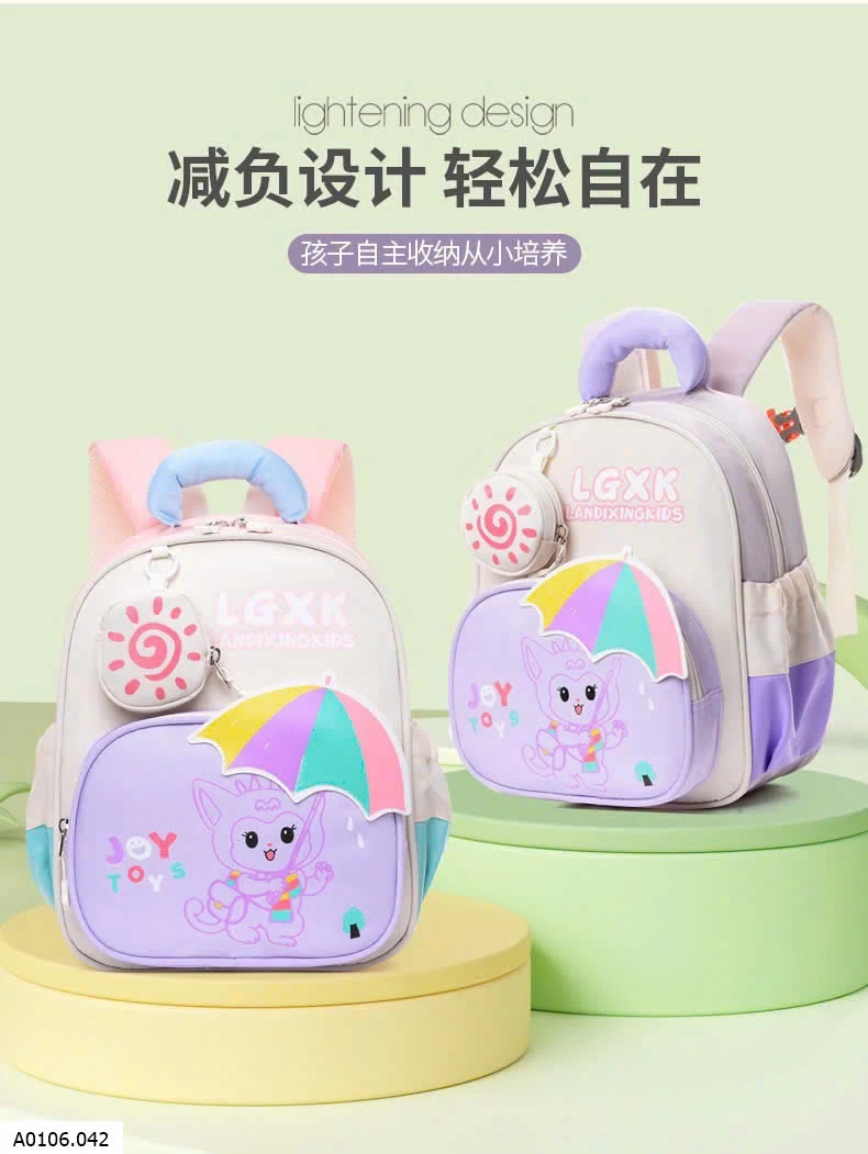 BALO HỌA TIẾT CUTE CHO BÉ   Sỉ 126k