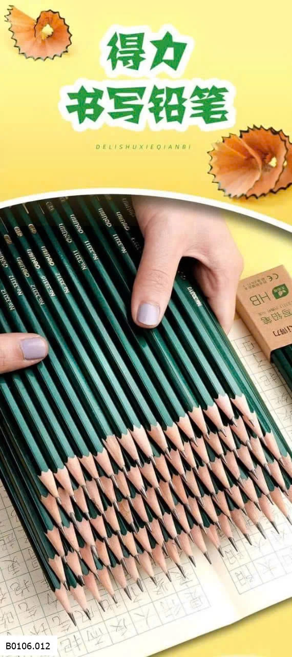 SET 30C BÚT CHÌ DE.LI   Sỉ 45k/ set 30c