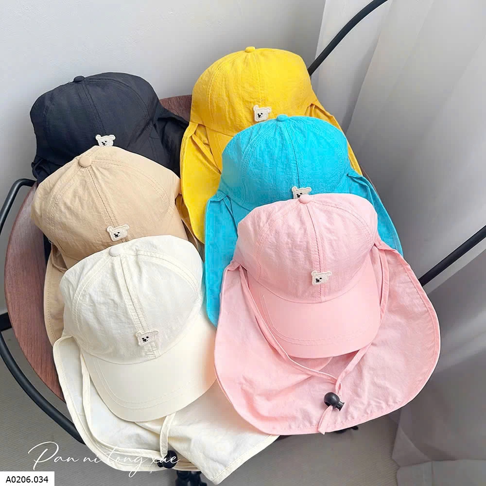 MŨ CHỐNG NẮNG CHE GÁY CHO BÉ    Sỉ 85k