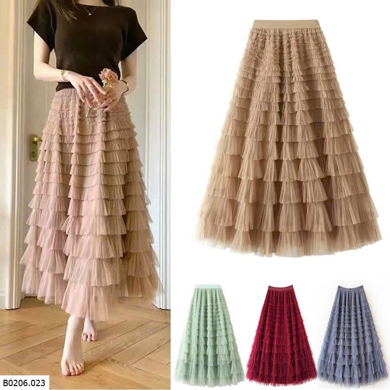 CHÂN VÁY TẦNG THỜI TRANG Sỉ 140k 