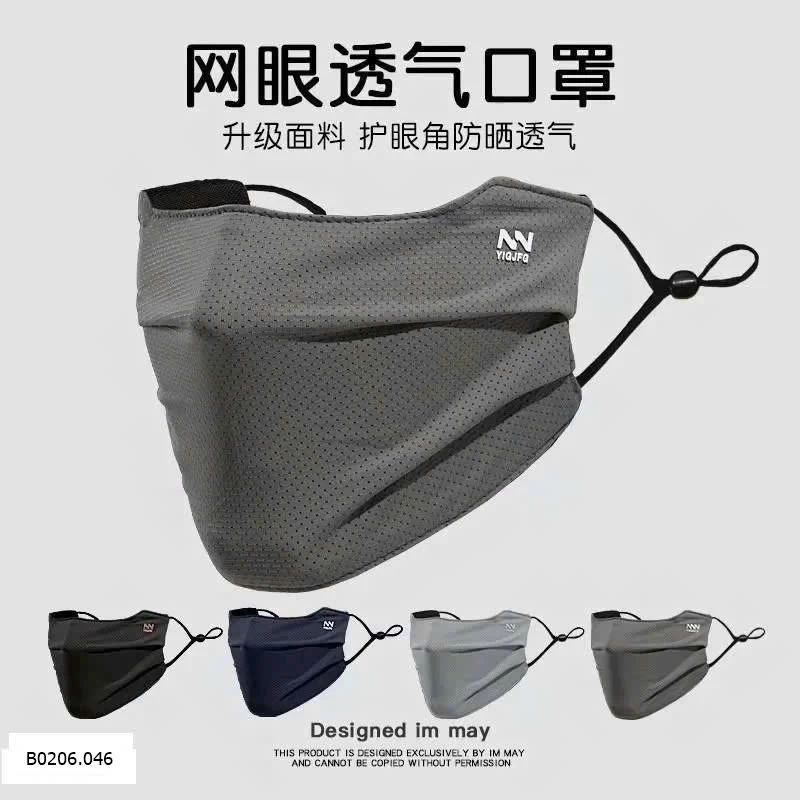 SET 4 KHẨU TRANG CHỐNG NẮNG NAM   Sỉ  45k/set 4c mix màu