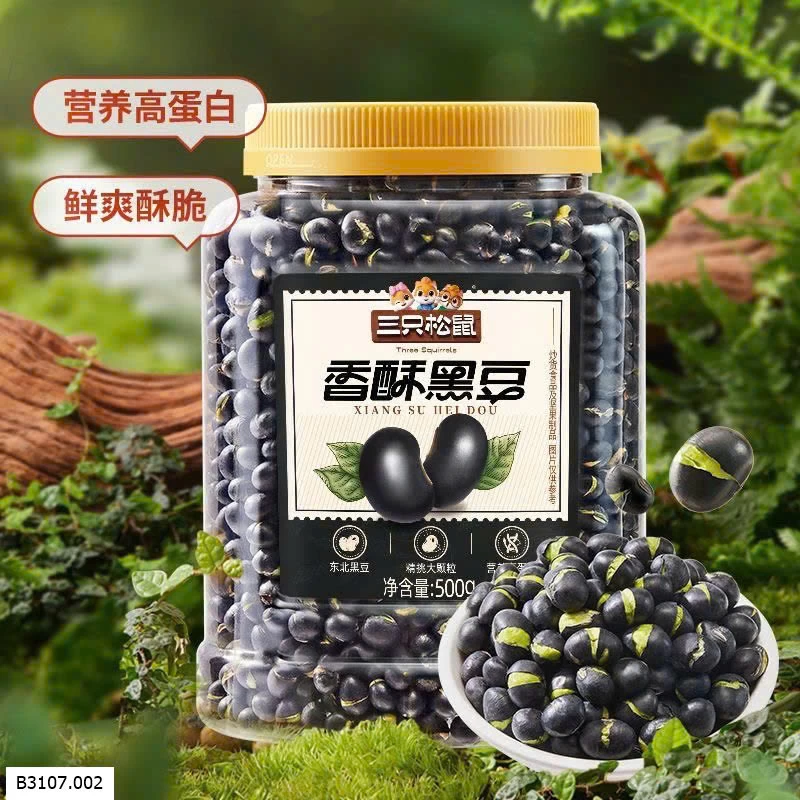ĐẬU ĐEN SẤY KHÔ    Sỉ giá 119k/2 hộp mỗi hộp 500g