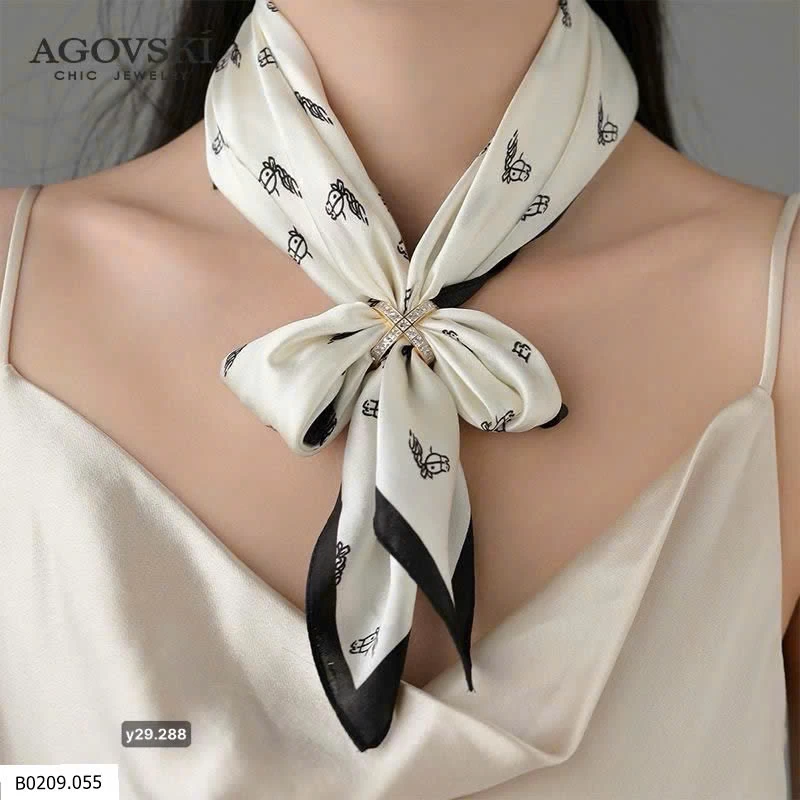 Cài khăn cao cấp nhà Agovsky Giá sỉ 160k/1 chiếc