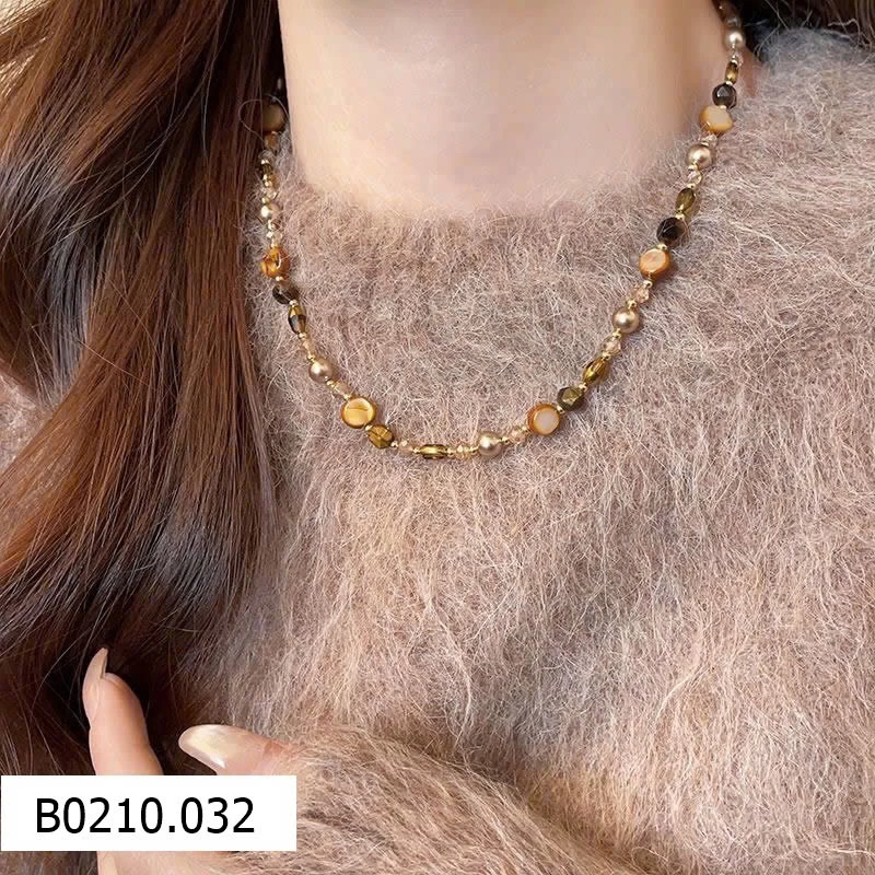 Vòng cổ đá mắt hổ Golicc   Giá sỉ 120k