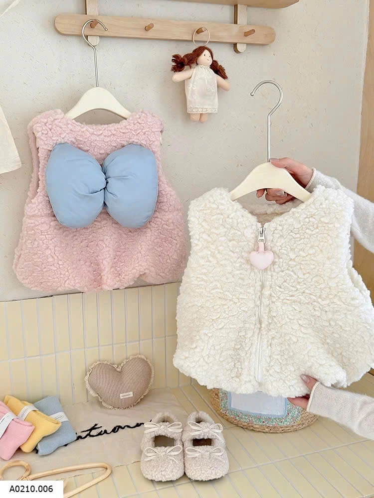 ÁO GILE LÔNG NƠ LƯNG CHO BG   Giá sỉ 125k