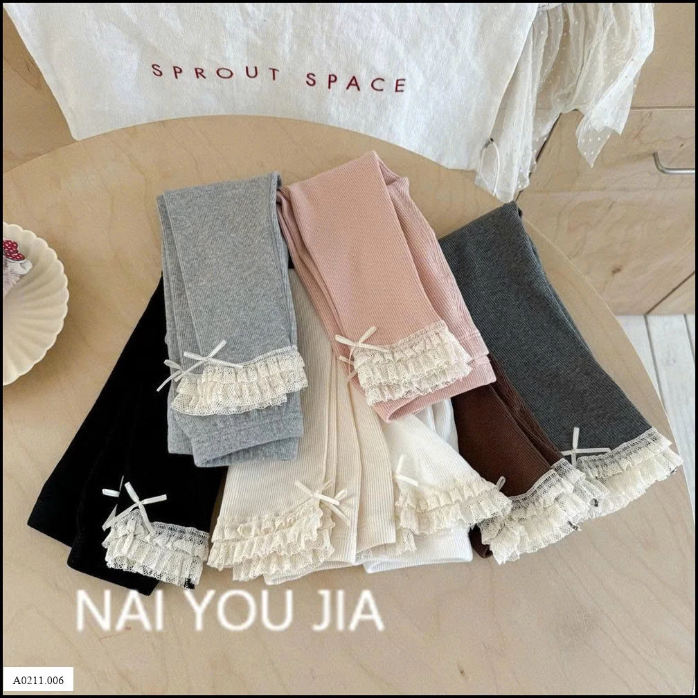 QUẦN LEGGING CHO BÉ GÁI   Giá sỉ 71k