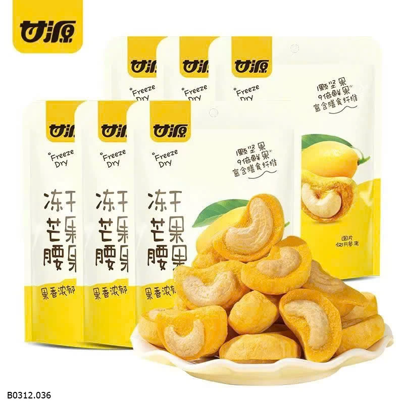 SET 6 TÚI HẠT ĐIỀU XOÀI SẤY  Giá sỉ 123k