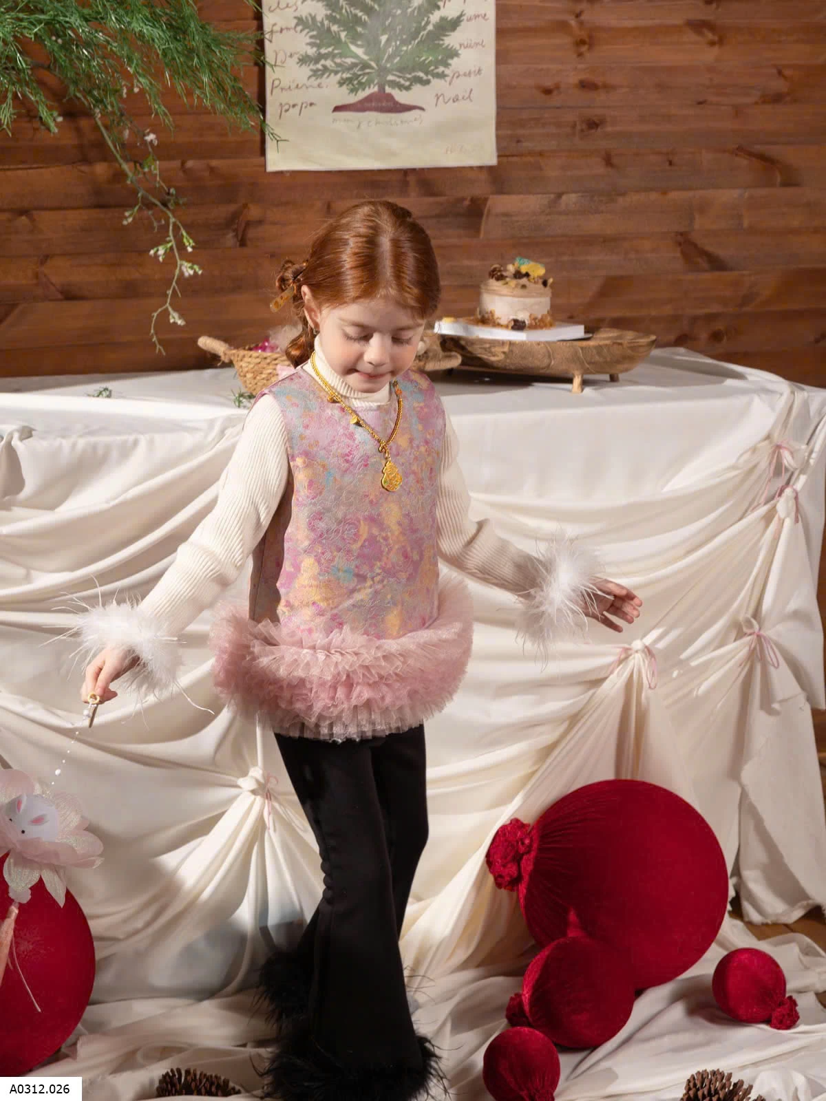 ÁO GẤM SÁT NÁCH PHỐI VOAN NHIỀU TẦNG BG Giá sỉ 235k