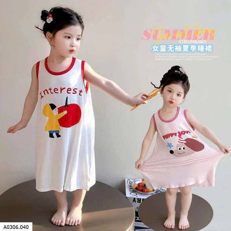  VÁY SUÔNG SÁT NÁCH CHO BÉ GÁI Sỉ 108k