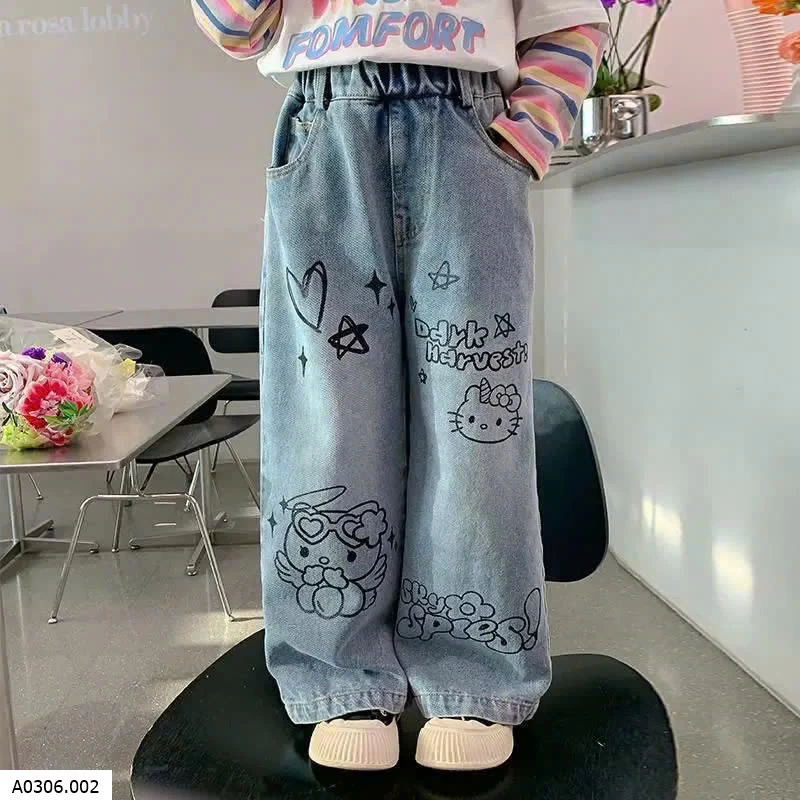 QUẦN JEAN DÀI CHO BÉ GÁI Sỉ 92k