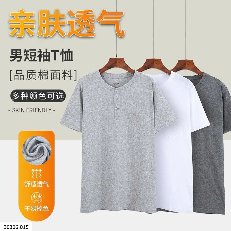  ÁO CỘC TAY CHO NAM     Sỉ 106k